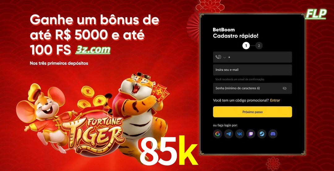 85k cassino Brasil bônus de boas-vindas até R$5000 e 100 free spins
