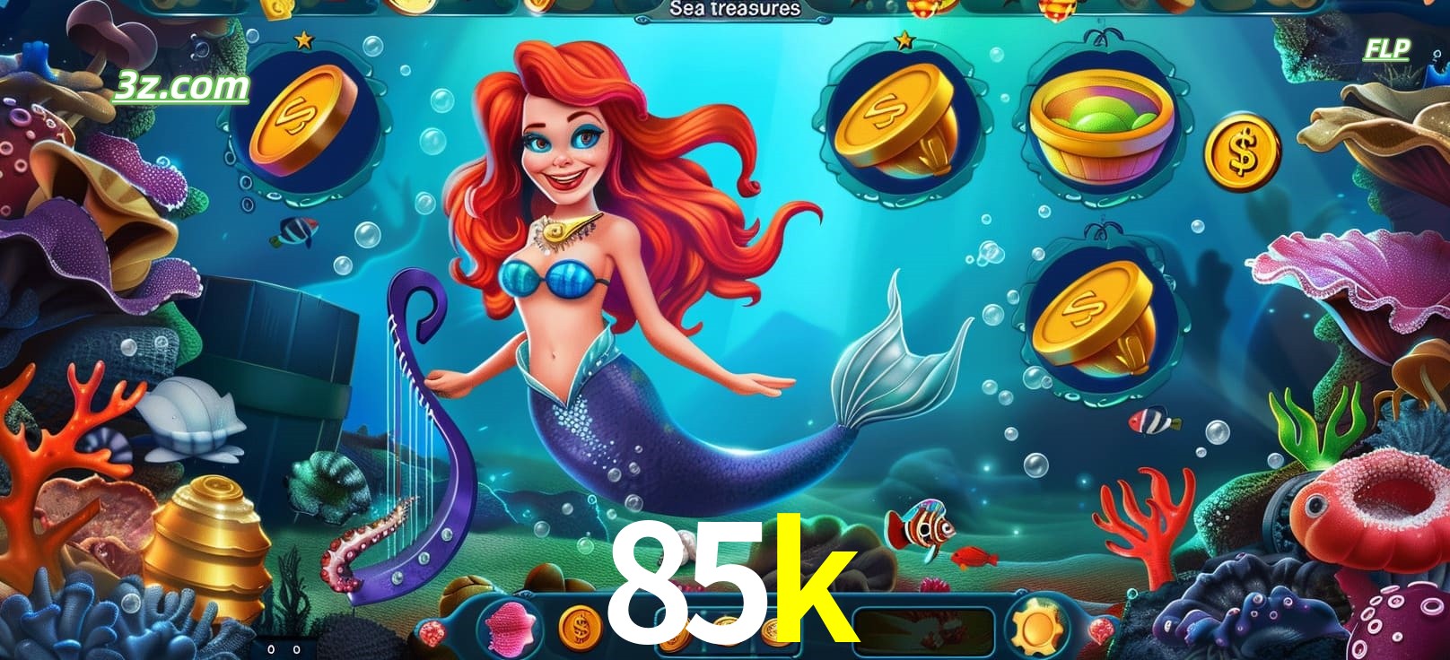 85k slots Sea Treasures cassino online com prêmios